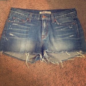J Brand Cut-Off Denim Shorts - Size 28