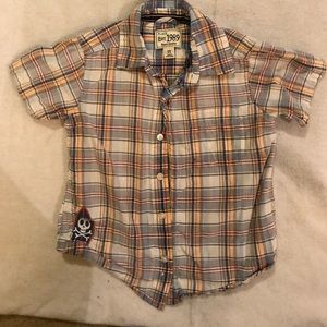 Children's Place Boys plaid button down