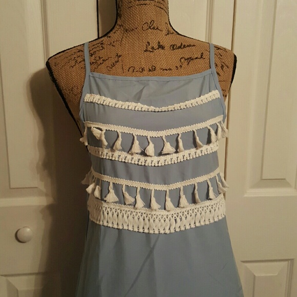Cute Light Blue Dress NWOT - Picture 2 of 3