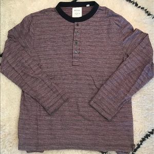 Billy Reid long sleeve Henley size large