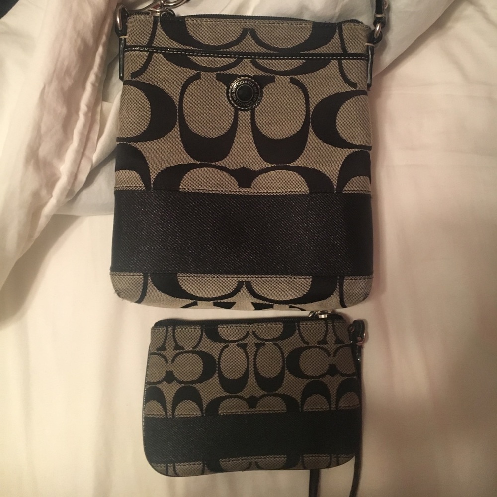 Coach purse and wallet
