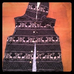 Free people reindeer love vest