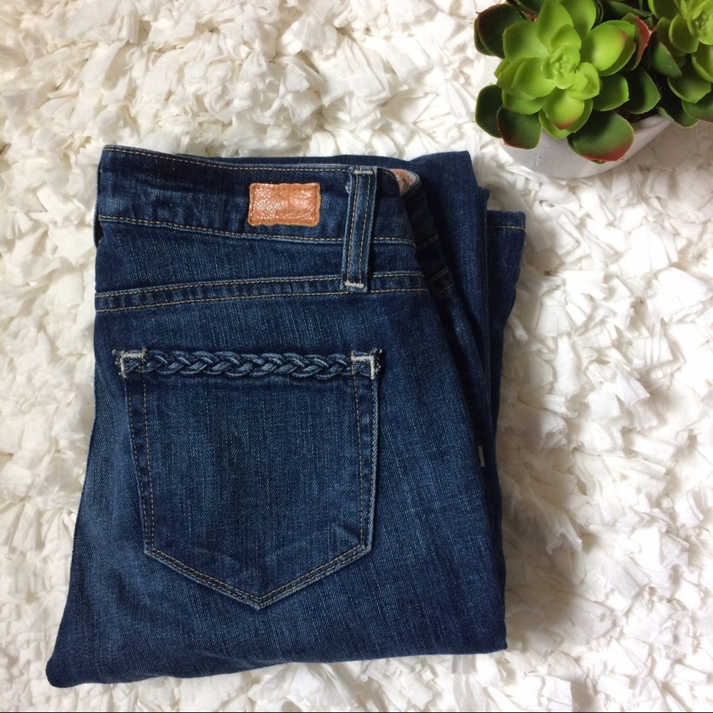 Paige LOU LOU boho flare bell bottom jeans 25