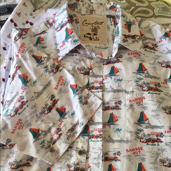 Men's XL button up short sleeve shirts - Picture 4 of 4
