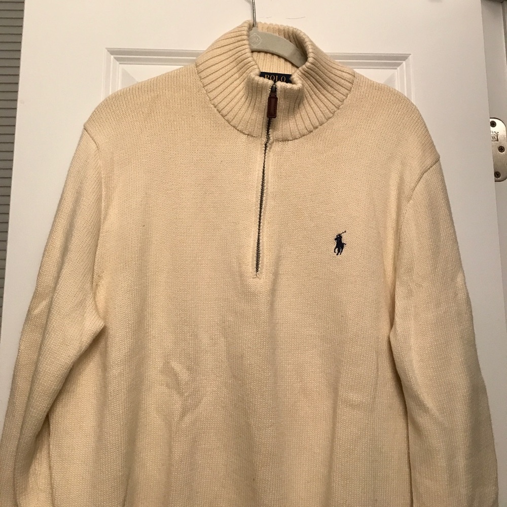 Polo 3/4 zip sweater