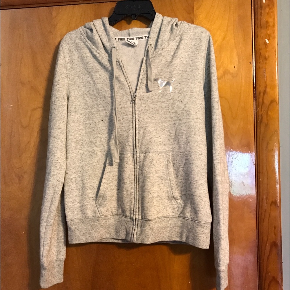 Victoria's Secret pink gray hoodie