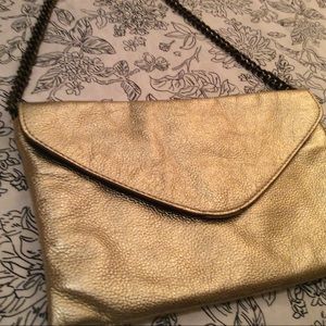 Gold Jcrew Purse