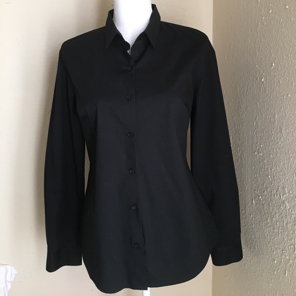 Black 'Tailored' Old Navy Blouse