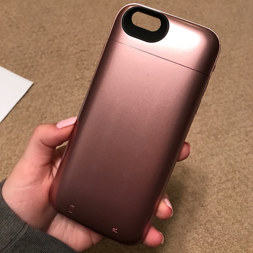 Rose Gold Mophie iPhone 6/6s Charging Case