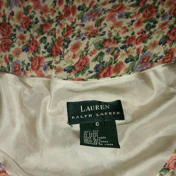 Ralph Lauren Dresses - Ralph Lauren Sleeveless Flowered Dress 100% Silk Ralph Lauren Dresses - Ralph Lauren Sleeveless Flowered Dress 100% Silk