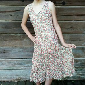 Ralph Lauren Dresses - Ralph Lauren Sleeveless Flowered Dress 100% Silk Ralph Lauren Dresses - Ralph Lauren Sleeveless Flowered Dress 100% Silk