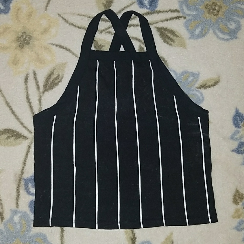High neck crop top