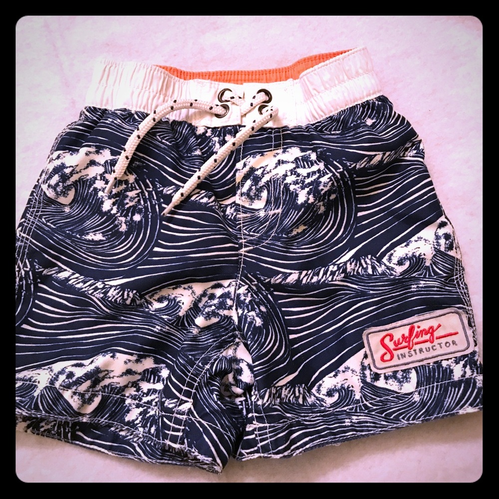 Super cute Baby Gap swim trunks!