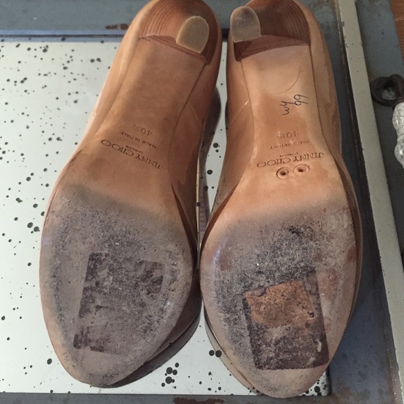 Nude Patent Leather Jimmy Choo 40 1/2 - Picture 4 of 4