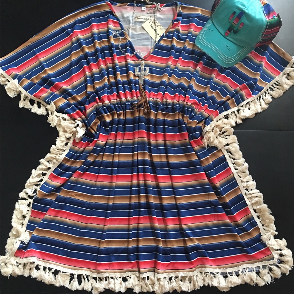 Serape style tunic