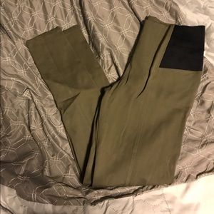 Dynamite army green high waisted leggings