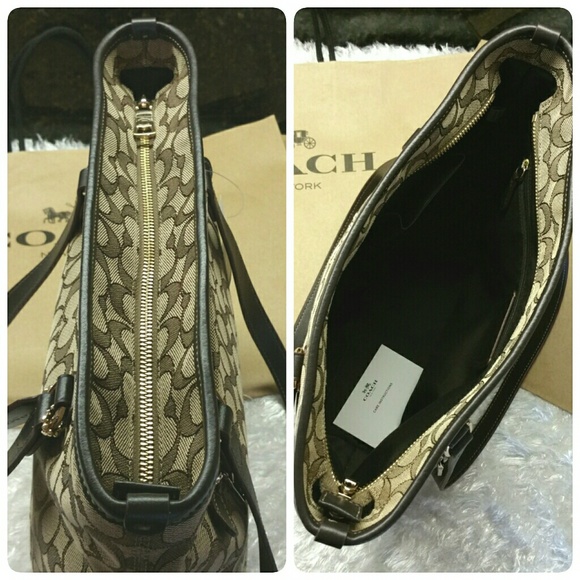 🌸SOLD🌸COACH outline signature tote bag - Picture 6 of 8