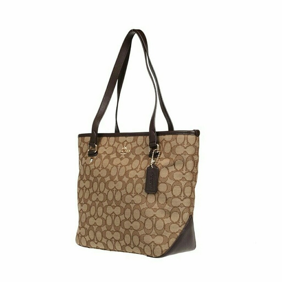 🌸SOLD🌸COACH outline signature tote bag - Picture 2 of 8