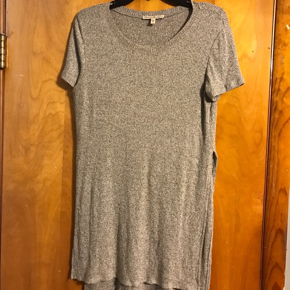 Express gray shirt