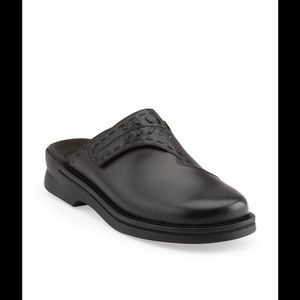 Clarks Black Leather Clogs- NWT