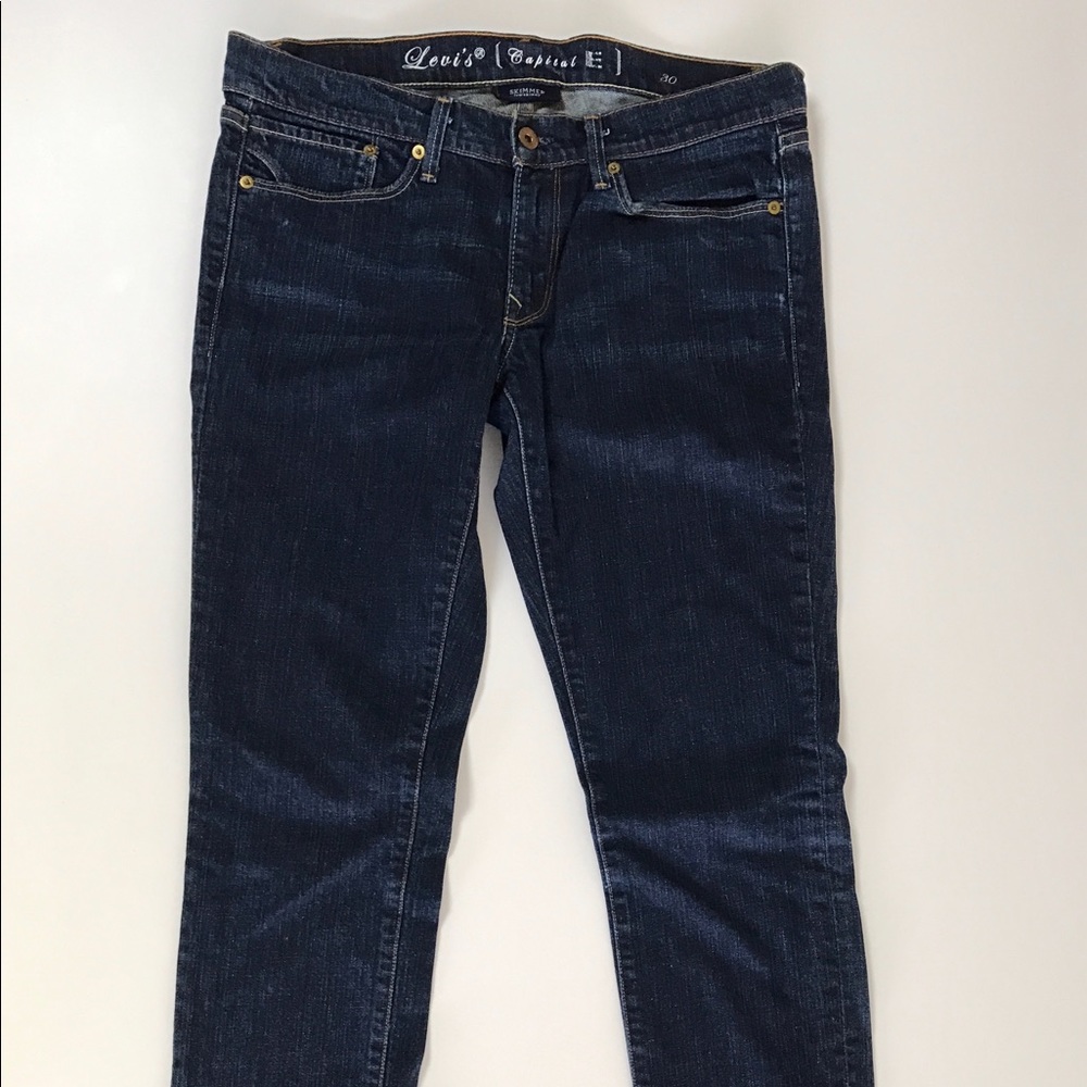 Levi's Capital E SkimmerSkinny Blue Jeans Size 30