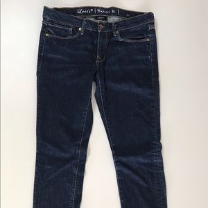 Levi's Capital E SkimmerSkinny Blue Jeans Size 30
