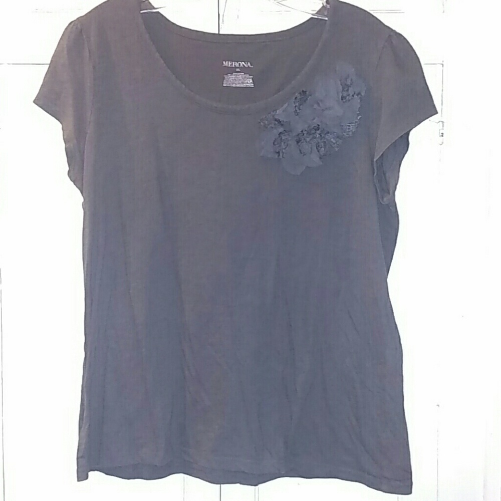 W's Merona T-shirt Dark Grey