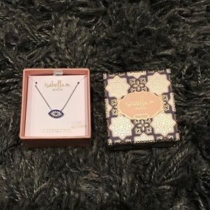 Isabella M. Sterling Silver Evil Eye Necklace