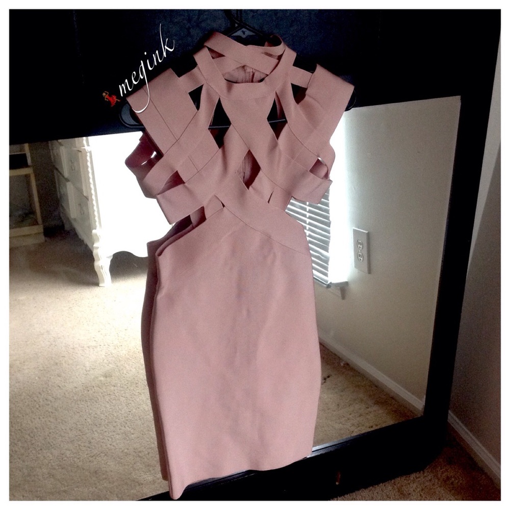 women bodycon bondage dress