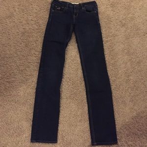 Hollister dark wash skinny jeans