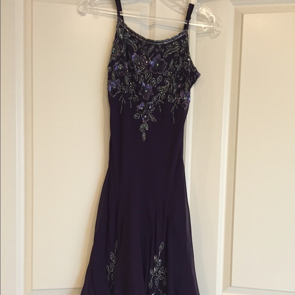 Laura Petites - beaded mini dress