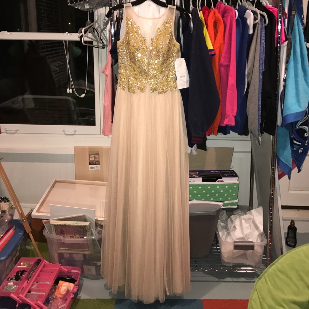 Gold Prom Dress