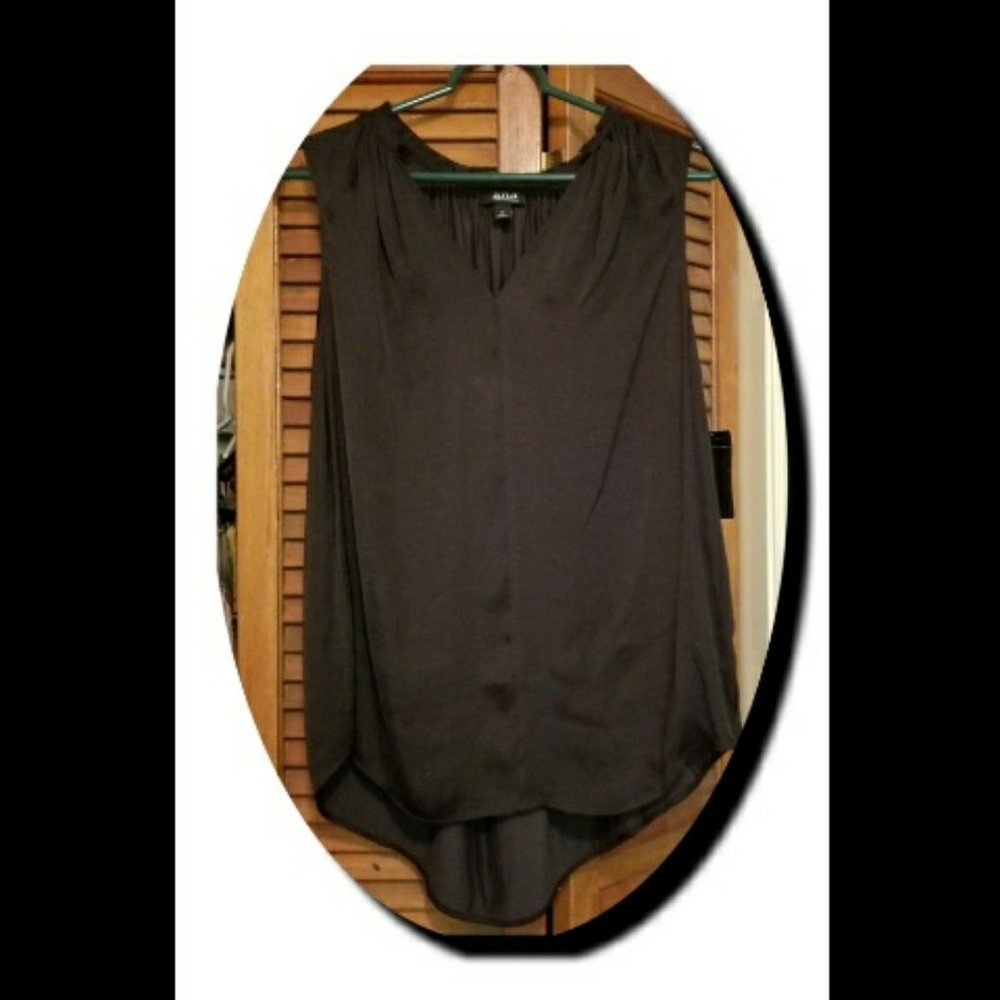 A. N. A. Black Tank top blouse maternity*NWT*