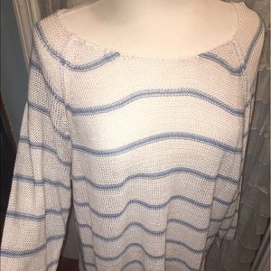TORRID boat neck crocheted sweater