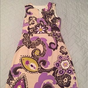 EUC kate spade floral Moroccan paisley dress