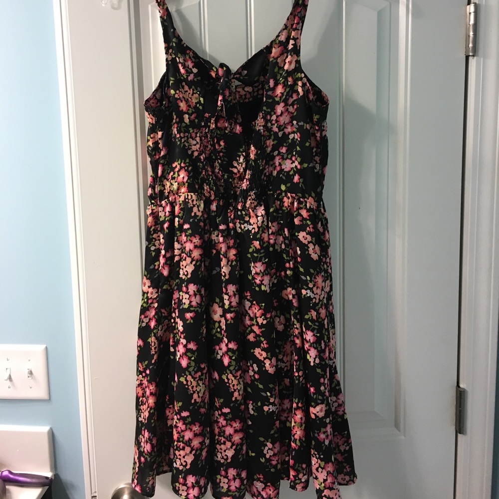 Floral print dress