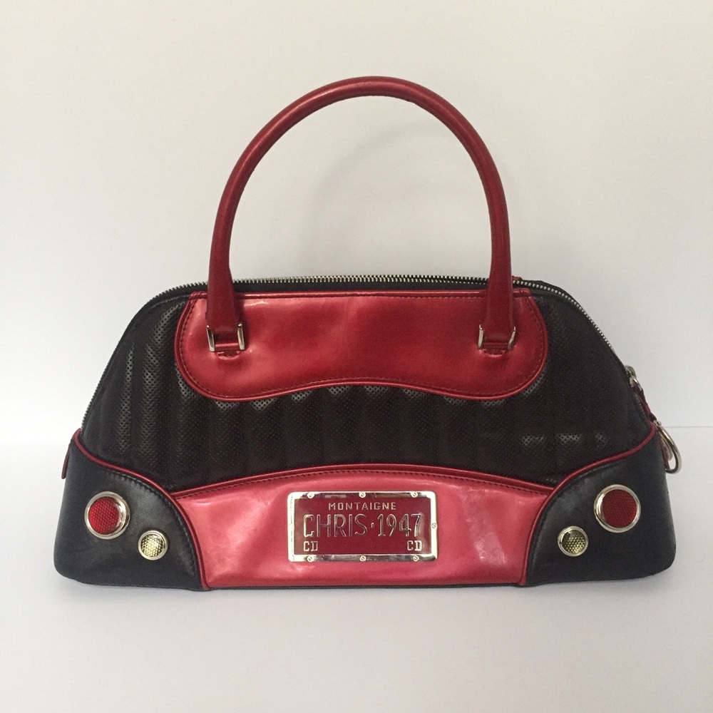 Dior Montaigne 1947 License Plate Satchel