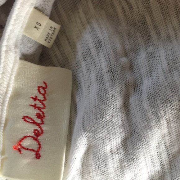 Anthropologie Deletta Lyra tank ruffle collar xs - Picture 5 of 6