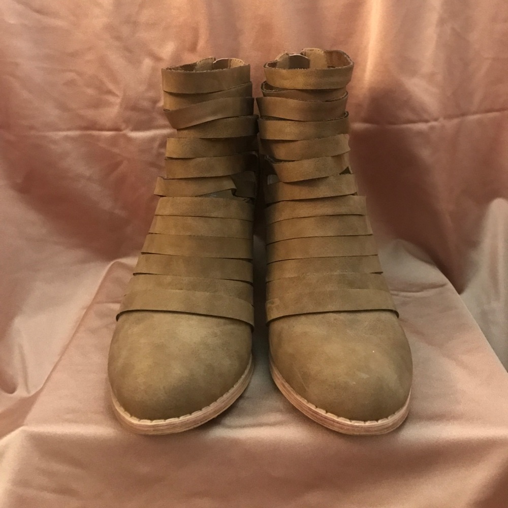 Free People Inspired Suede Booties