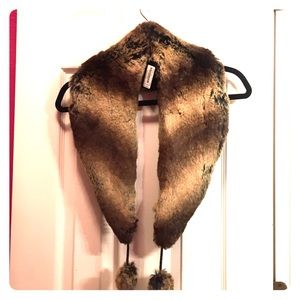 Bebe Faux Fur Collar