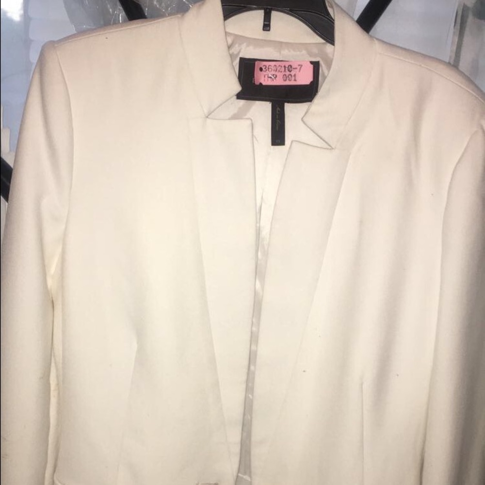 BCBG White Blazer