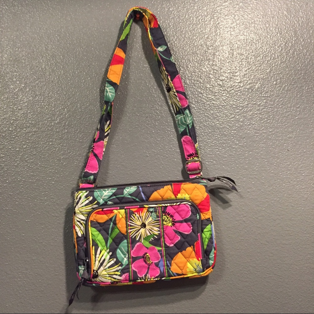 Vera Bradley Shoulder Purse in Jazzy Blooms