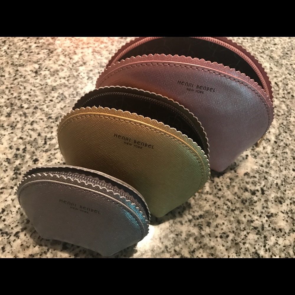 Henri Bendel Cosmetic Bags *Selling as a set only*