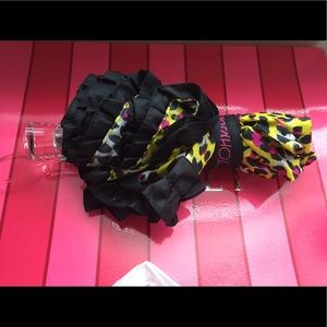 Betsey Johnson leopard umbrella