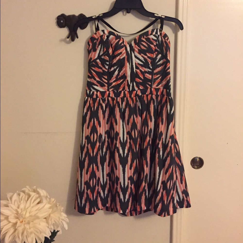 Guess fit and flare dress