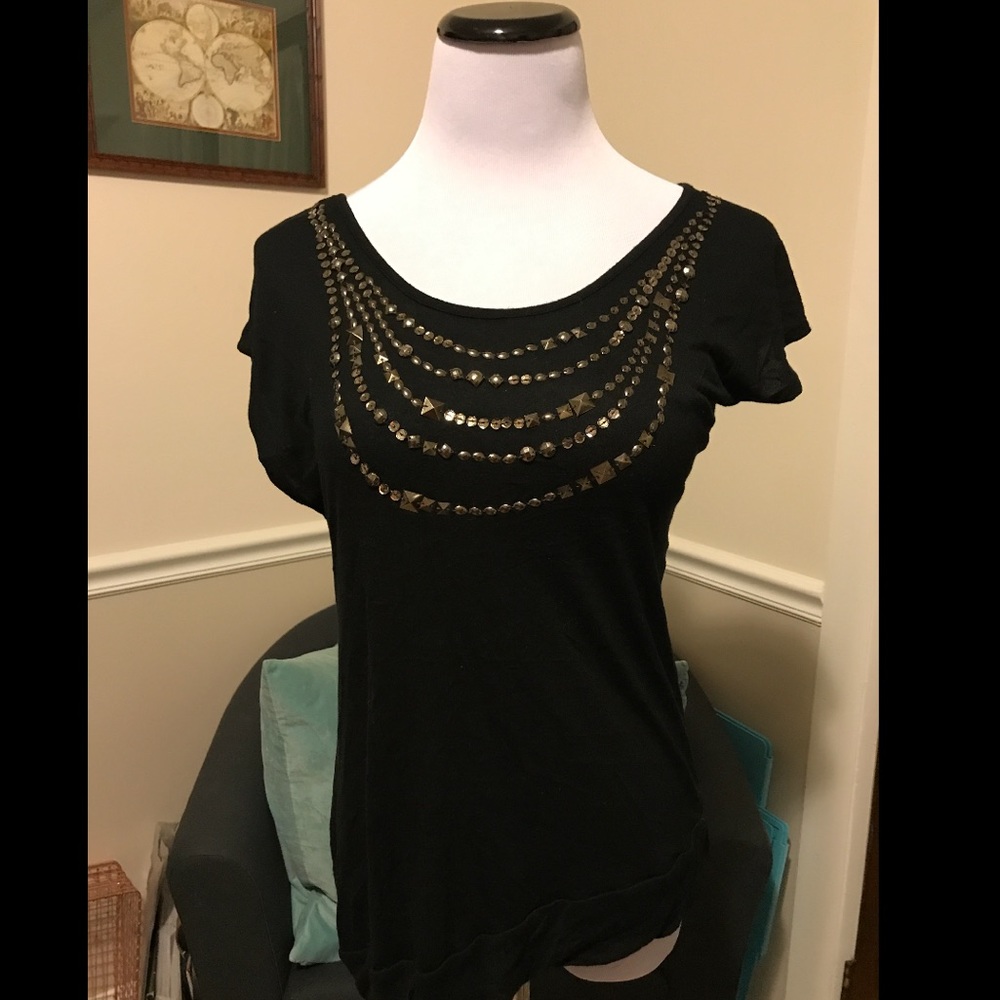 Black top with studs