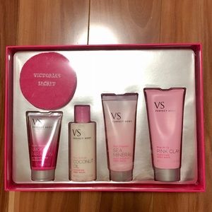 Victoria Secret body wash/mask/balm gift set