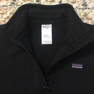 Patagonia Women's Better Sweater Black Quarter Zip