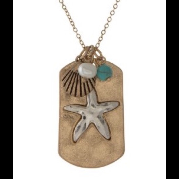 Starfish Ocean Lover Charm Necklace Jewelry - Picture 2 of 9