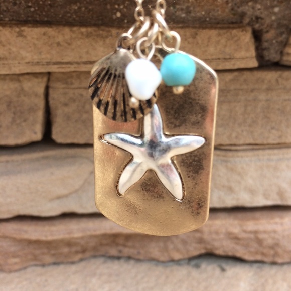 Starfish Ocean Lover Charm Necklace Jewelry - Picture 5 of 9